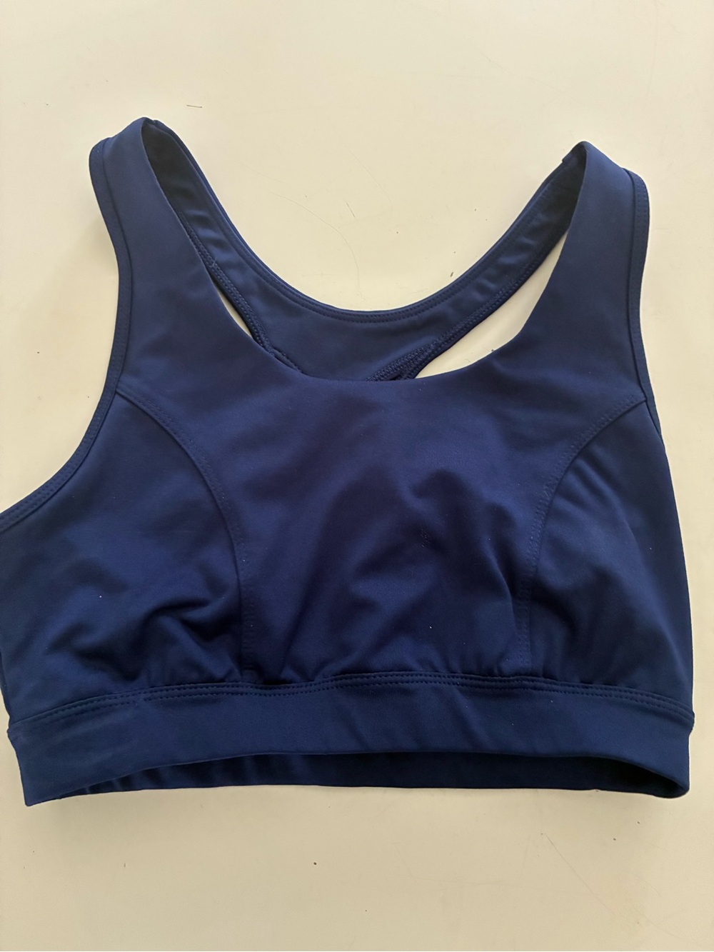 Navy Racerback Sports Bra - Classic Support